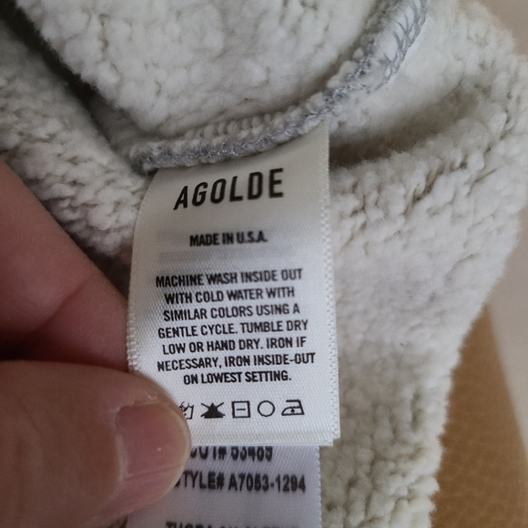 Agolde Thora 3/4 Sleeve Sweatshirt - Picture 6 of 6